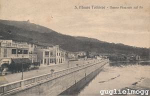 S. Mauro Torinese - Nuovo Piazzale sul Po in una cartolina viaggiata il 27 agosto 1934 S. Mauro Torinese - Nuovo Piazzale sul Po in una cartolina viaggiata il 27 agosto 1934