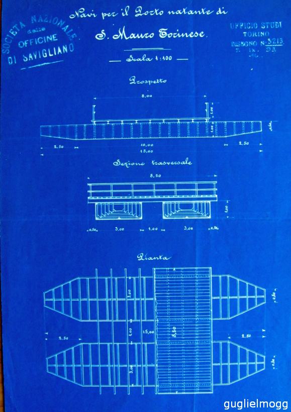 Porto natante sul Po progetto 1894: Navi per il porto natante di S. Mauro Torinese IMG_2963_CLEAN